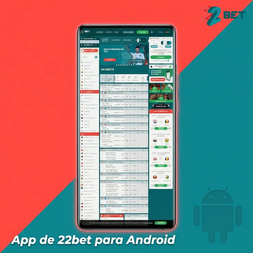 App 22bet para Android: descarga APK, instala desde fuentes desconocidas e inicia sesión fácilmente.