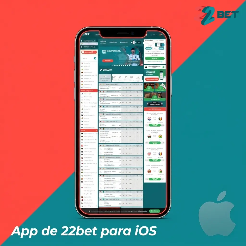 App 22bet para iOS disponible en App Store compatible con iPhone y iPad con iOS 12.0 o superior