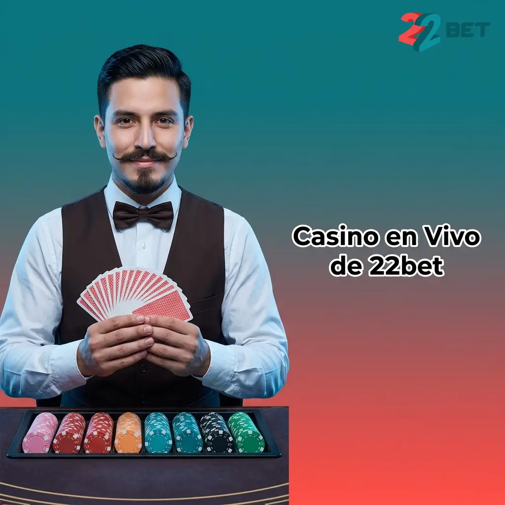 Casino en vivo de 22bet con croupiers reales: ruleta, blackjack, baccarat y game shows en HD para jugadores peruanos